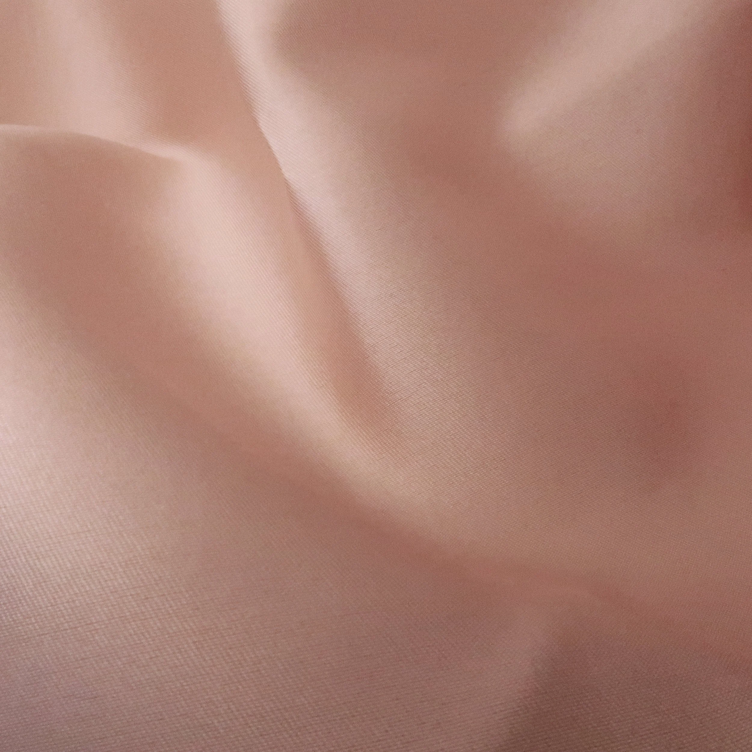 Blush pink silk wool blend suiting fabric