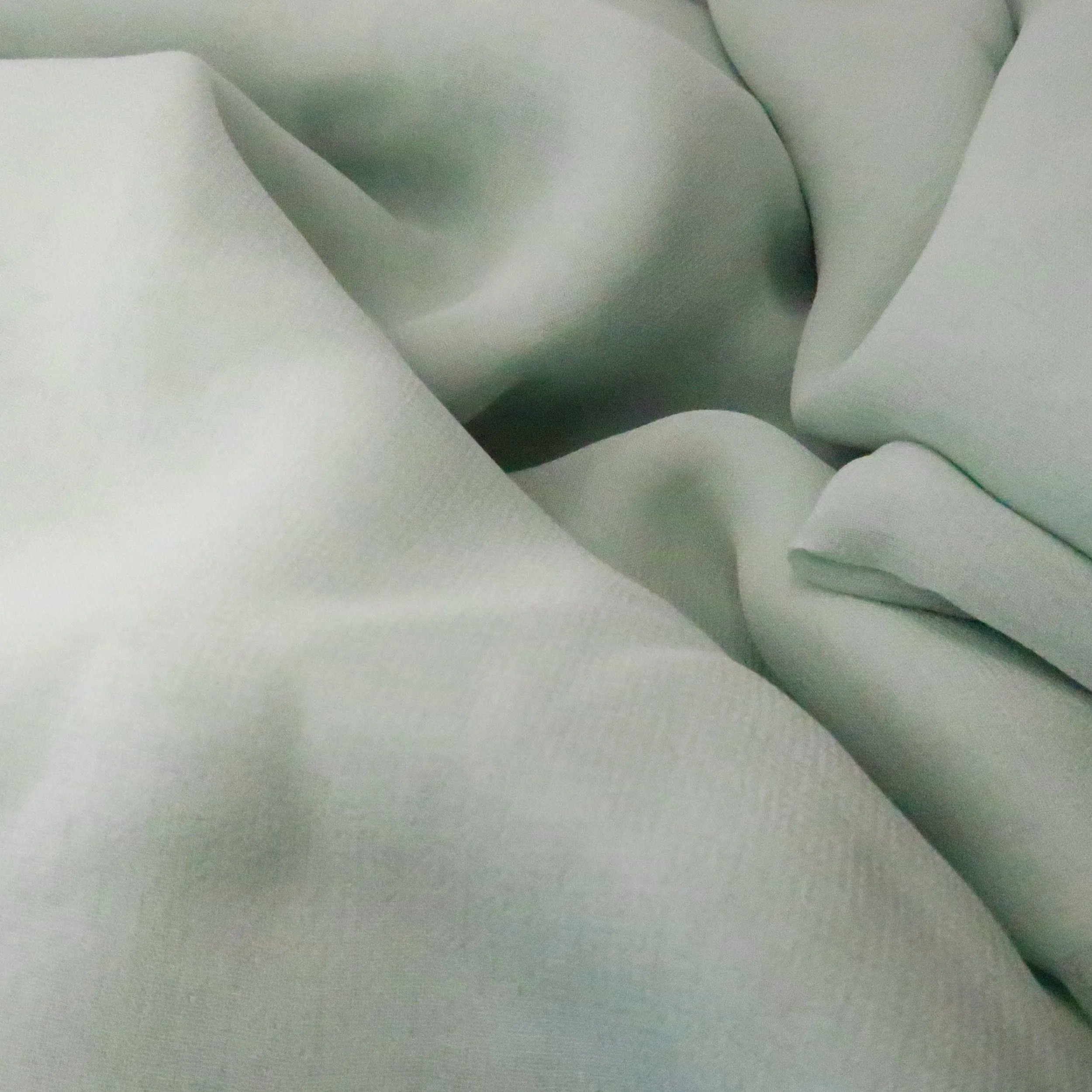 Seaglass silk chiffon fabric