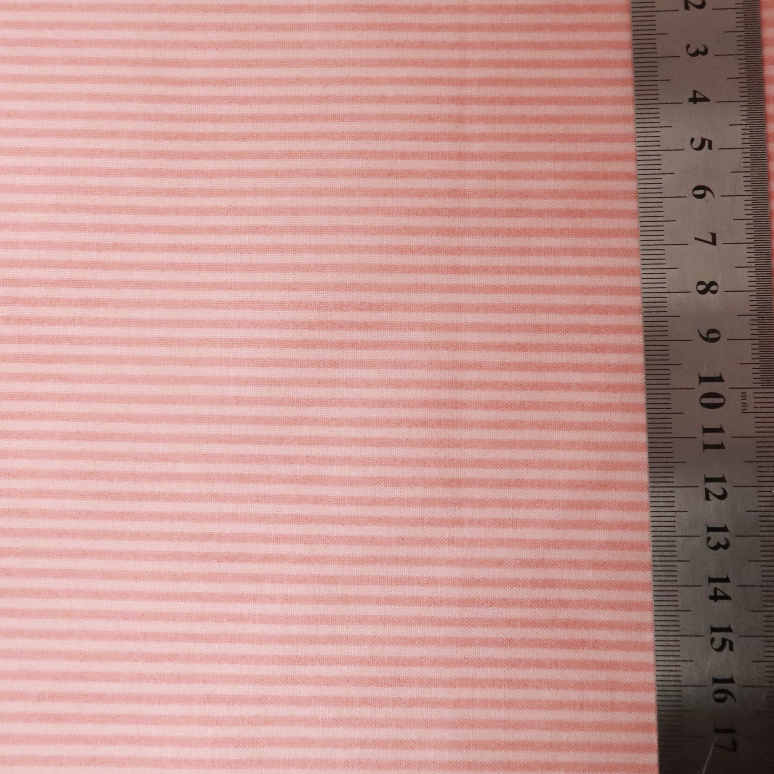 Pink on pink stripe fabric