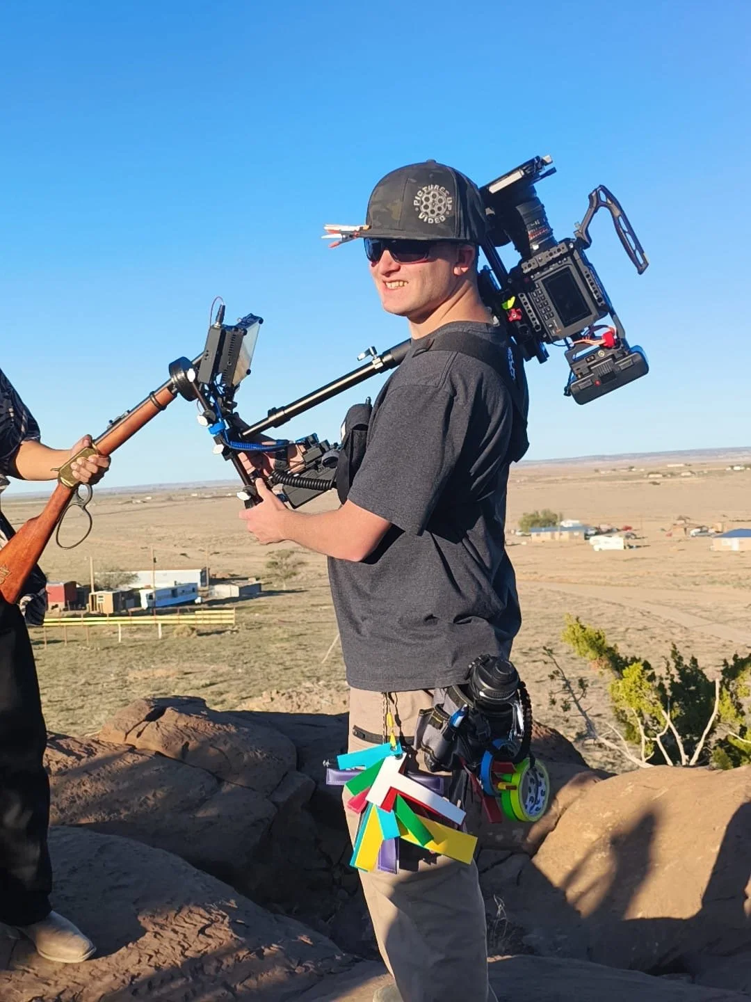 Picture of Matthew with camera gear