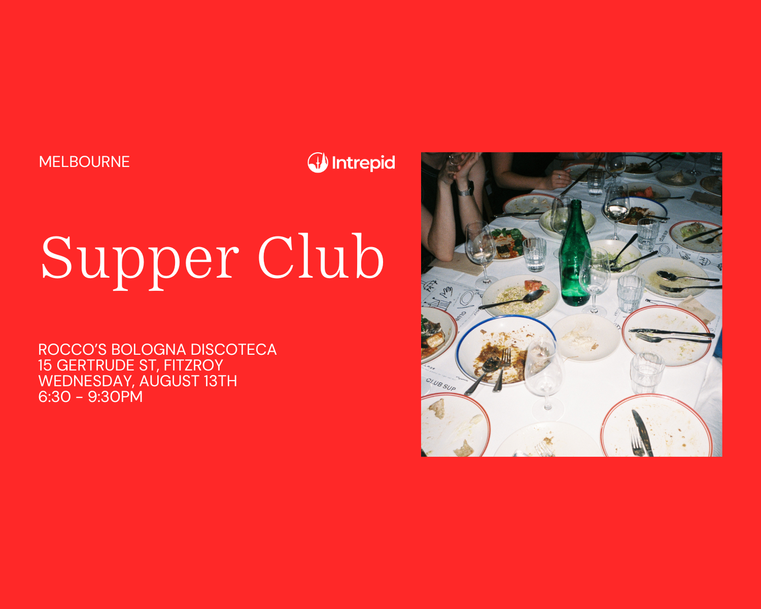 Club Sup & Intrepid Supper Club - Melbourne