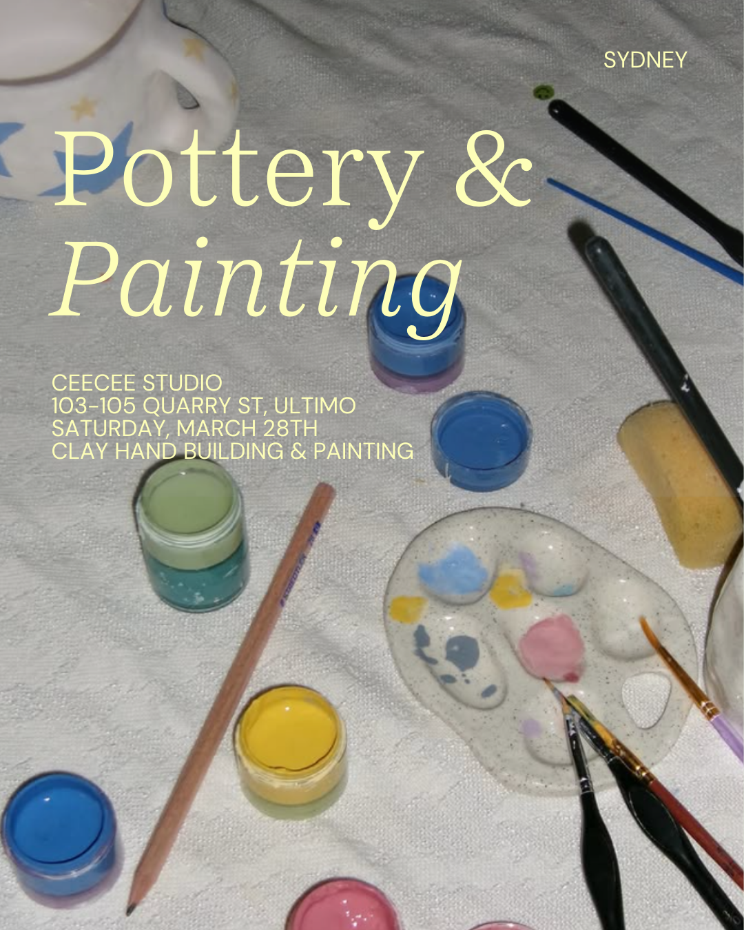 Pottery &amp; Painting - Sydney