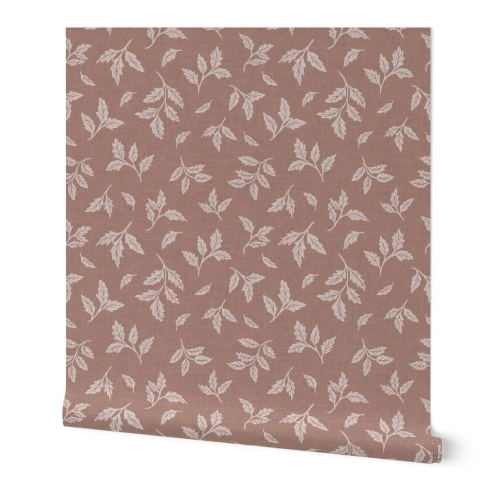 wallpaper-roll-tossed-leaves-rust