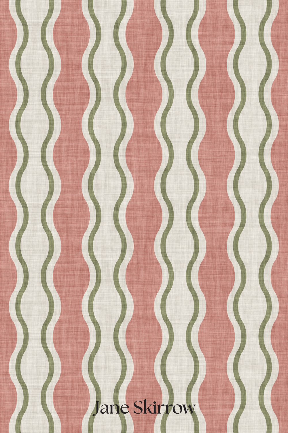 Wavy-ticking-stripe-pink-green