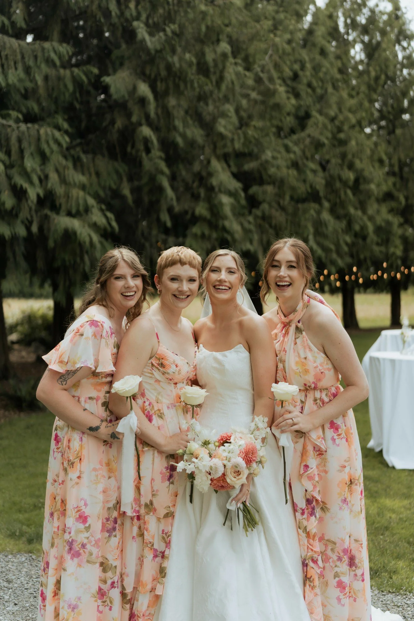 Our first floral project this season&mdash;and we&rsquo;re still swooning! 🥹✨ From the bride&rsquo;s dreamy bouquet to the sweet single stems for her girls, it was all about soft romance. Thank you so much for letting us be a part of your day! 🫶🏾
