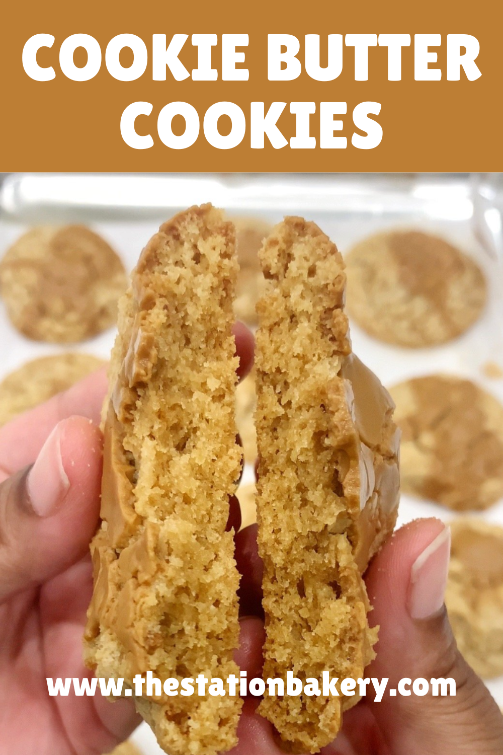 Cookie Butter Cake Slices The Station Bakery