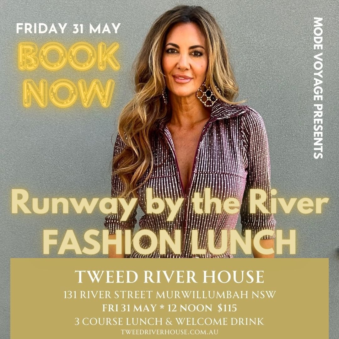 Runway by the River Fashion Parade Luncheon is back on Friday 31 May 

Delight in a 3 course lunch and welcome drink for $115 and enjoy the latest fashions from Mode Voyage. More details in bio link or book on our website

@onkliff #onkliff