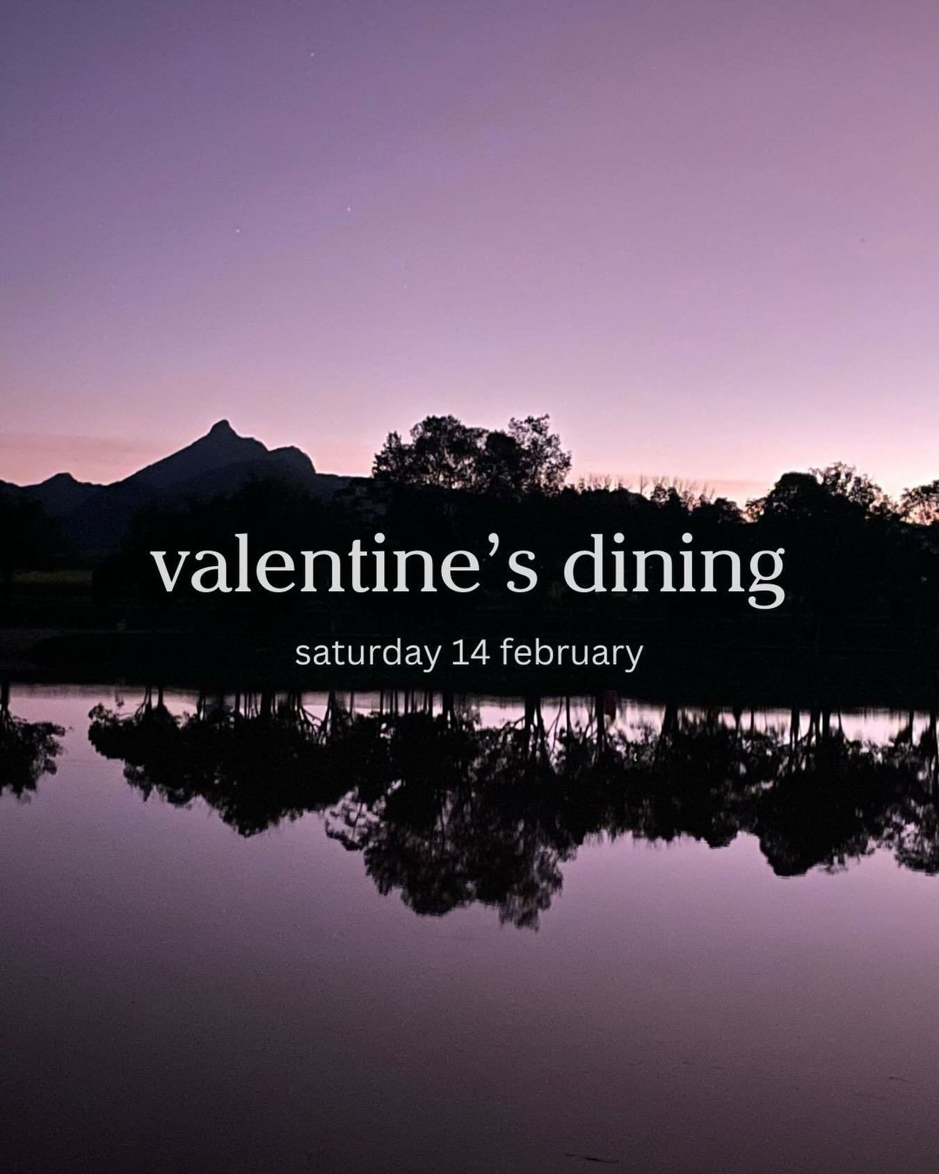 Celebrate cupid 💘 this Valentine&rsquo;s Day with your love at either lunch or dinner on Saturday 14th February.