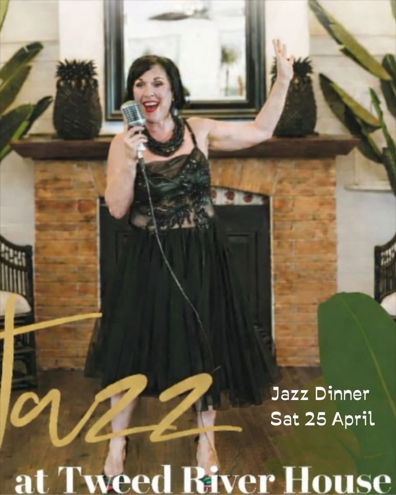 Delight in an evening of uplifting jazz classics performed by Caroline Agostini this Sat 25 April at our jazz dinner