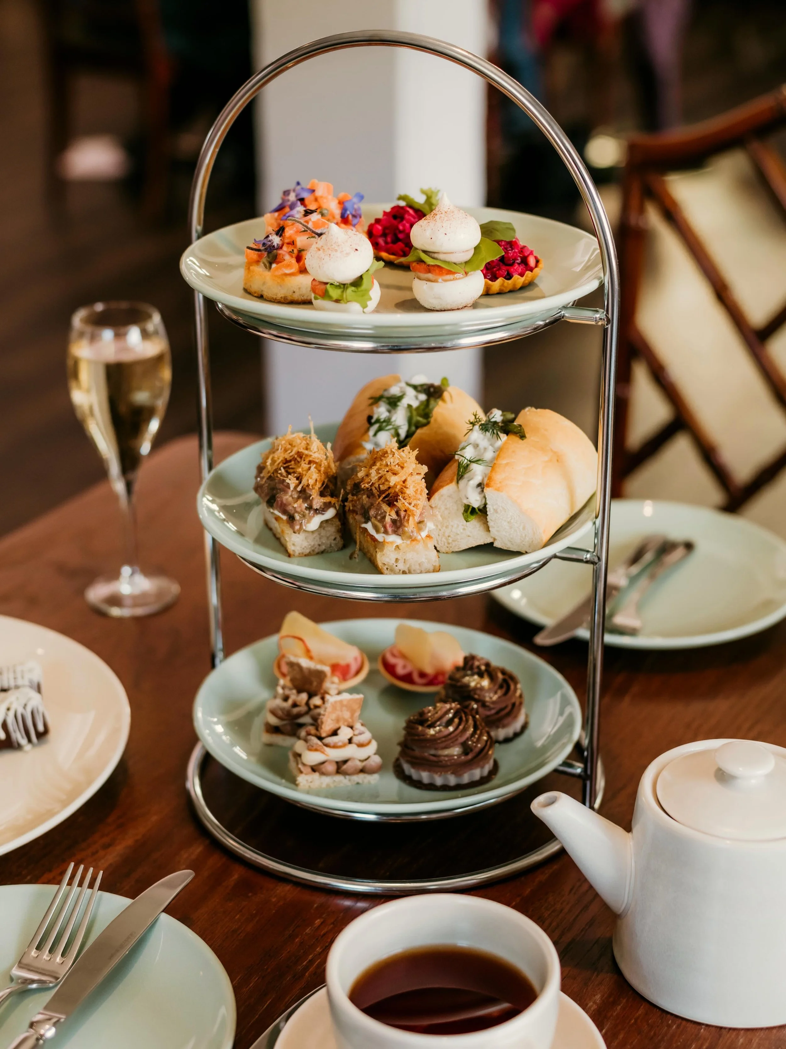 Enjoy a deluxe high tea every Saturday served in the beautiful colonial style era dining room