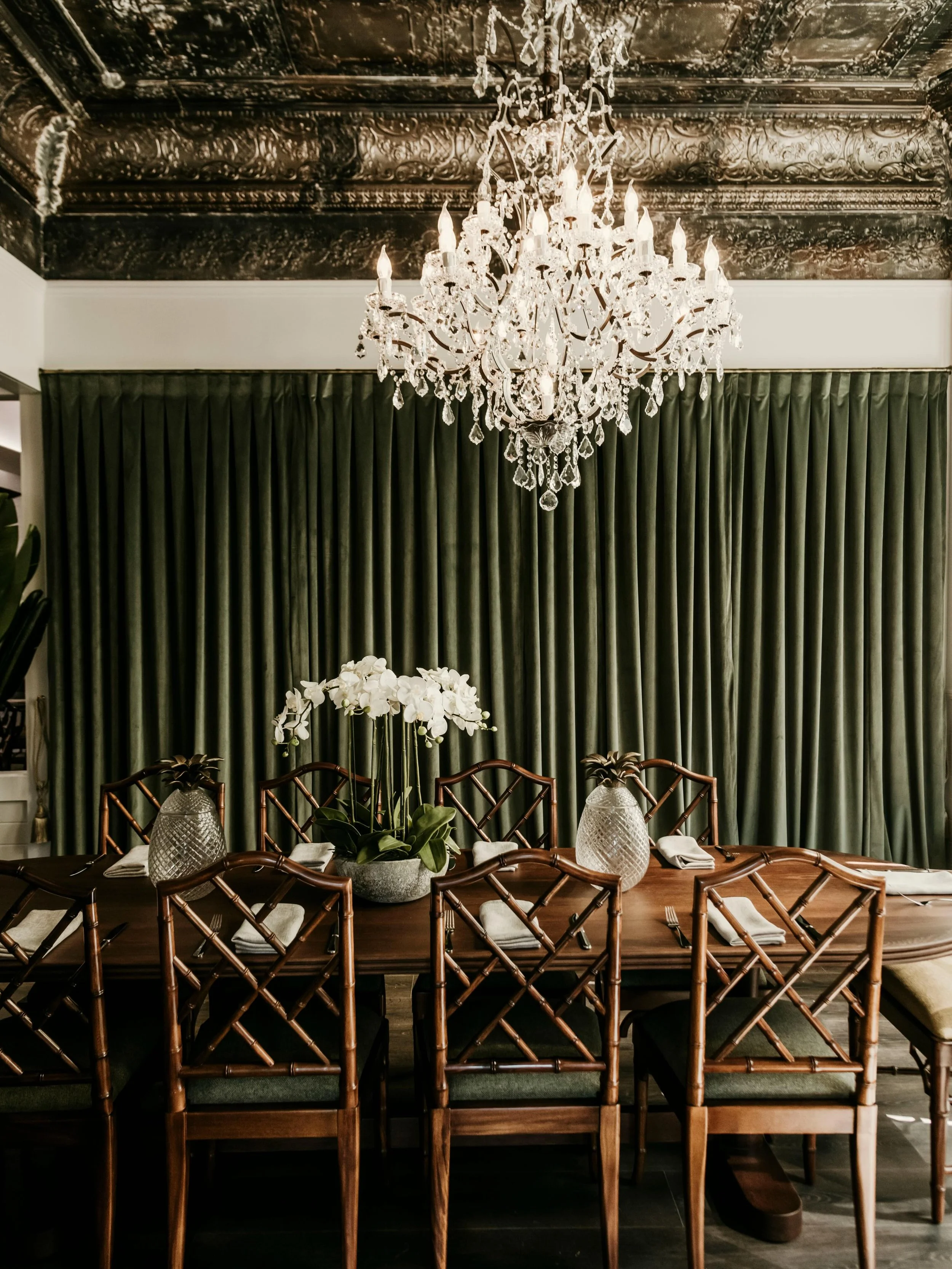 Celebrate a special occasion in the Chandelier Private Dining Room - an experience to remember