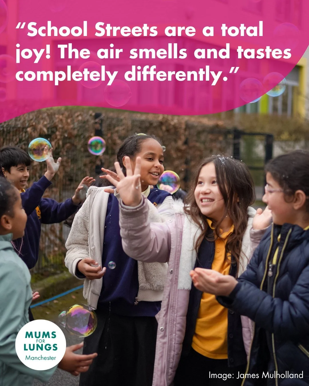 Greater Manchester - would you like a calmer, safer, less polluted journey to school?

Heard of School Streets? School Streets are great because they:

💥 Make the journey to school safer by reducing levels of traffic and congestion at the school gat