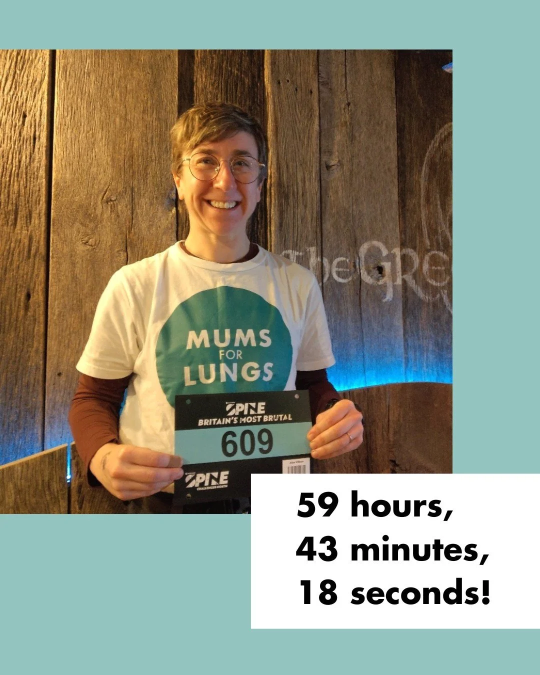 A week ago, Dr Alice Willson was running an ultramarathon called the Spine Challenger North, raising money for us, @theoldhamfoodbank and @the.green.runners. 💚 

The Challenger North is a non-stop, 160-mile race along the Pennine Way, with a time li