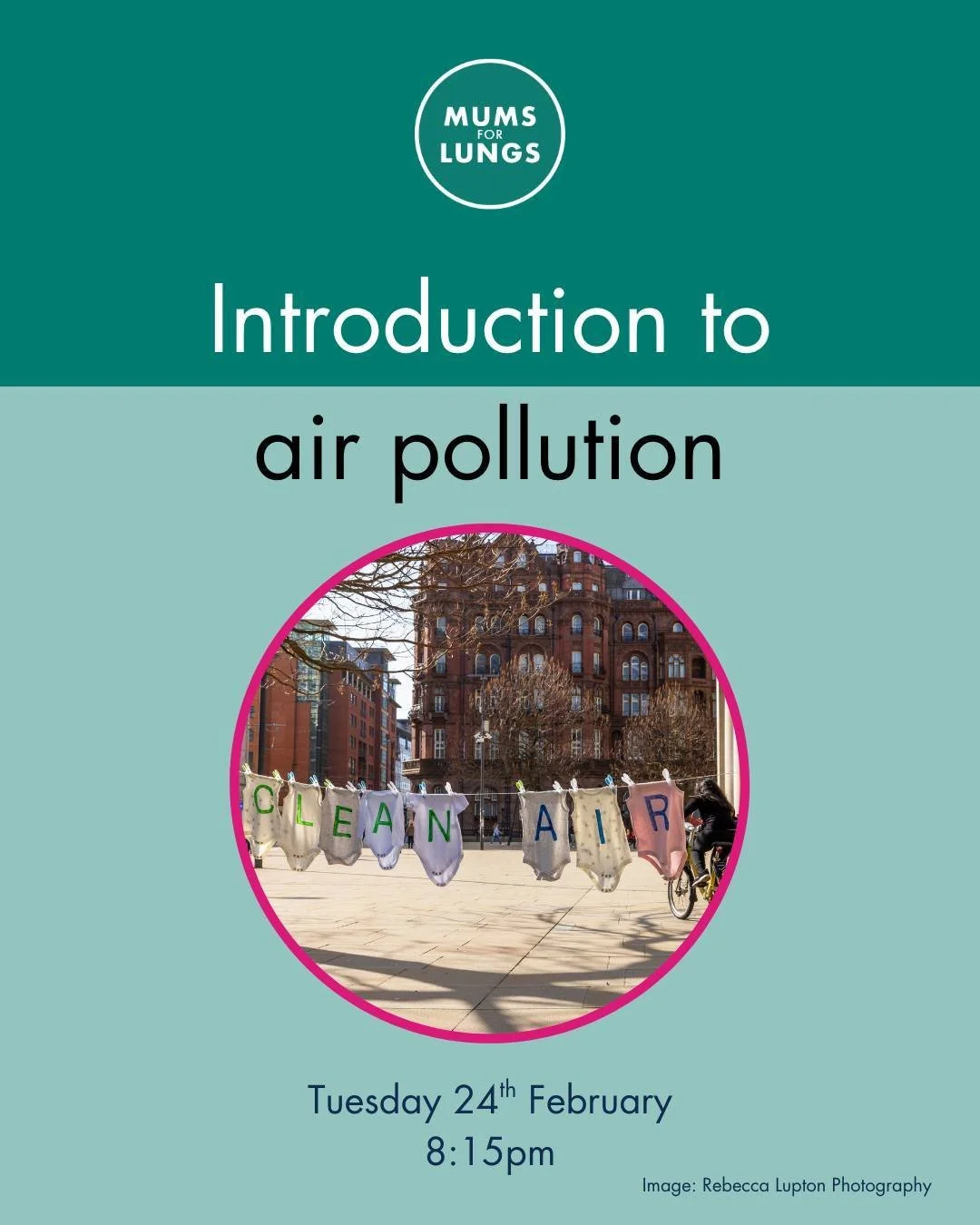 Last call to sign up for our introduction to air pollution tomorrow evening (24th). 

Would you like to know more about the basics of air pollution - what it is, where it comes from and how it affects our health and environment? 

Join us tomorrow at
