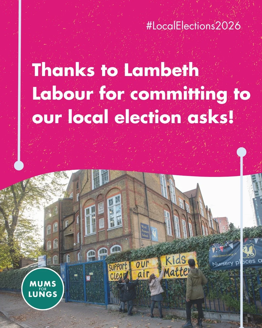 We're really pleased that Lambeth Labour has signed up to our local election asks. 

Councillor Claire Holland has confirmed a commitment to:

👉 A cabinet leader with &ldquo;clean air&rdquo; in the title,
👉 Reducing miles driven across the borough 