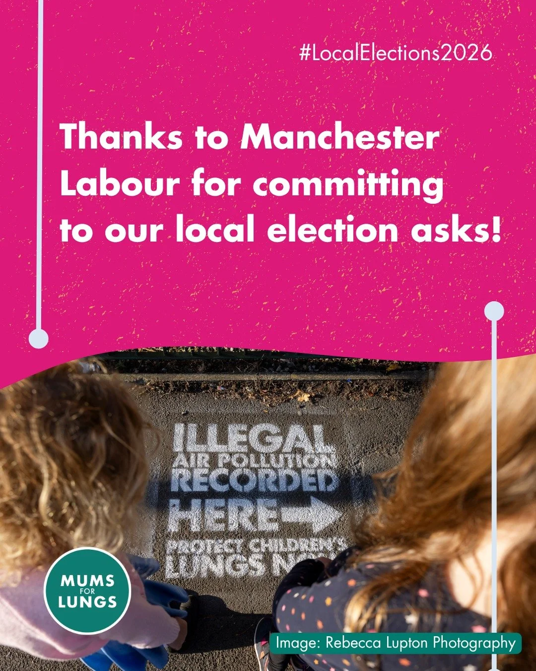 We're happy to report that Manchester Labour has signed up to our local election asks!

Councillor Tracey Rawlins has committed to keeping a clean air cabinet member at Manchester City Council, working to raise awareness of the impacts of wood burnin