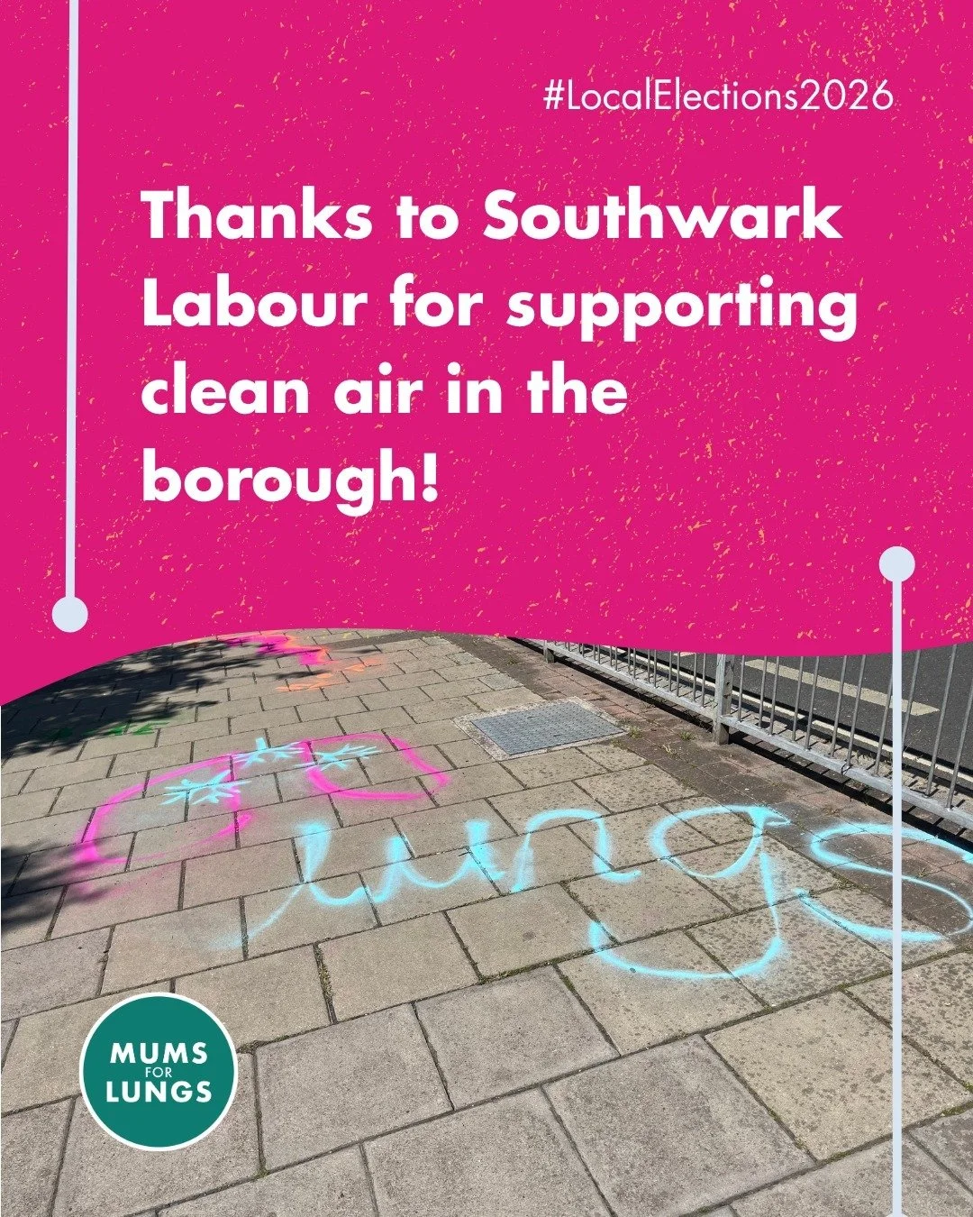 Southwark Labour candidate @johnbatteson has confirmed support for our local elections campaign asks. Thank you to southwarklabour for agreeing to:

👉 Continue to have a cabinet leader with &ldquo;clean air&rdquo; in the title.
👉 Continue raising a