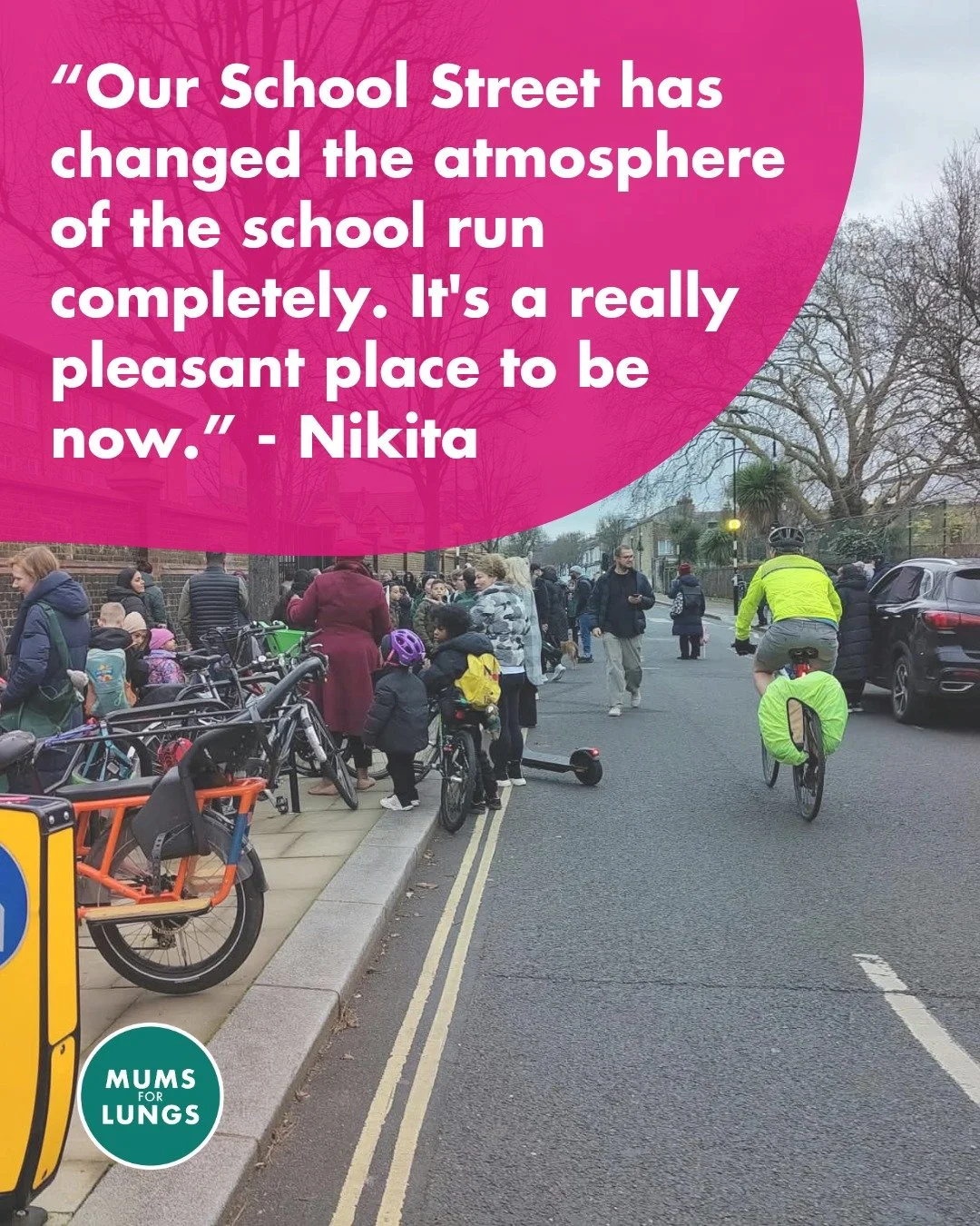 It's Car Free Day, and we're celebrating School Street successes!

In 2022, Hammersmith &amp; Fulham had zero School Streets - one of only two London boroughs with that record. Parents at Wendell Park Primary campaigned for years, pushed back against