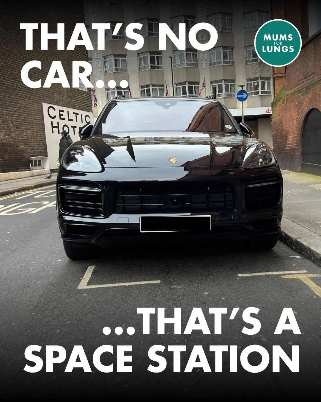 Cars are getting bigger every year. Where will we end up!? 

Larger, heavier cars mean more emissions and more road danger. Did you know that children under 10 are three times more likely to be killed in a collision with an SUV than in one with a sma
