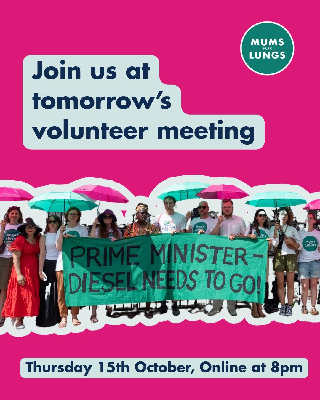 We have a rule at our volunteer meetings - if you're a parent and your camera's off, we assume you're still doing bedtime, or eating your food before it gets cold! You can turn up in your pyjamas, and it's no stress if your kids or your cat appears h