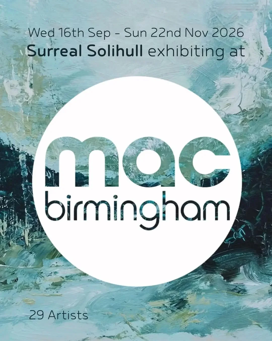 Surreal Solihull is on at @mac_birmingham until 22 November.

First presented as an outdoor travelling exhibition across Solihull, using reproductions on large-scale display boards, the original artworks are now finally coming together in the MAC Are