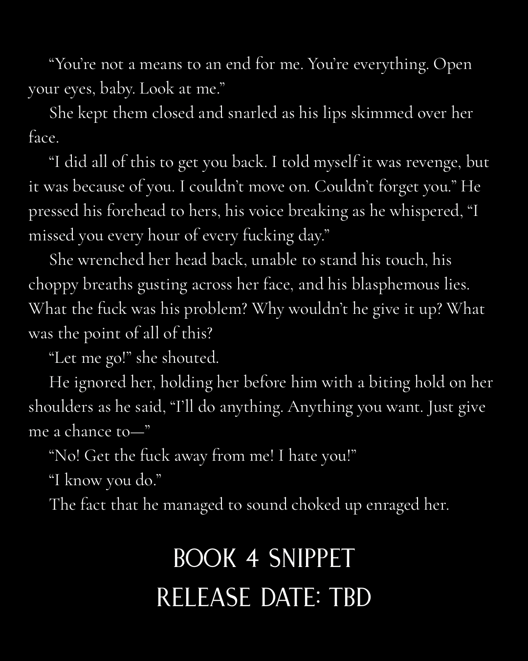Book 4 Snippet