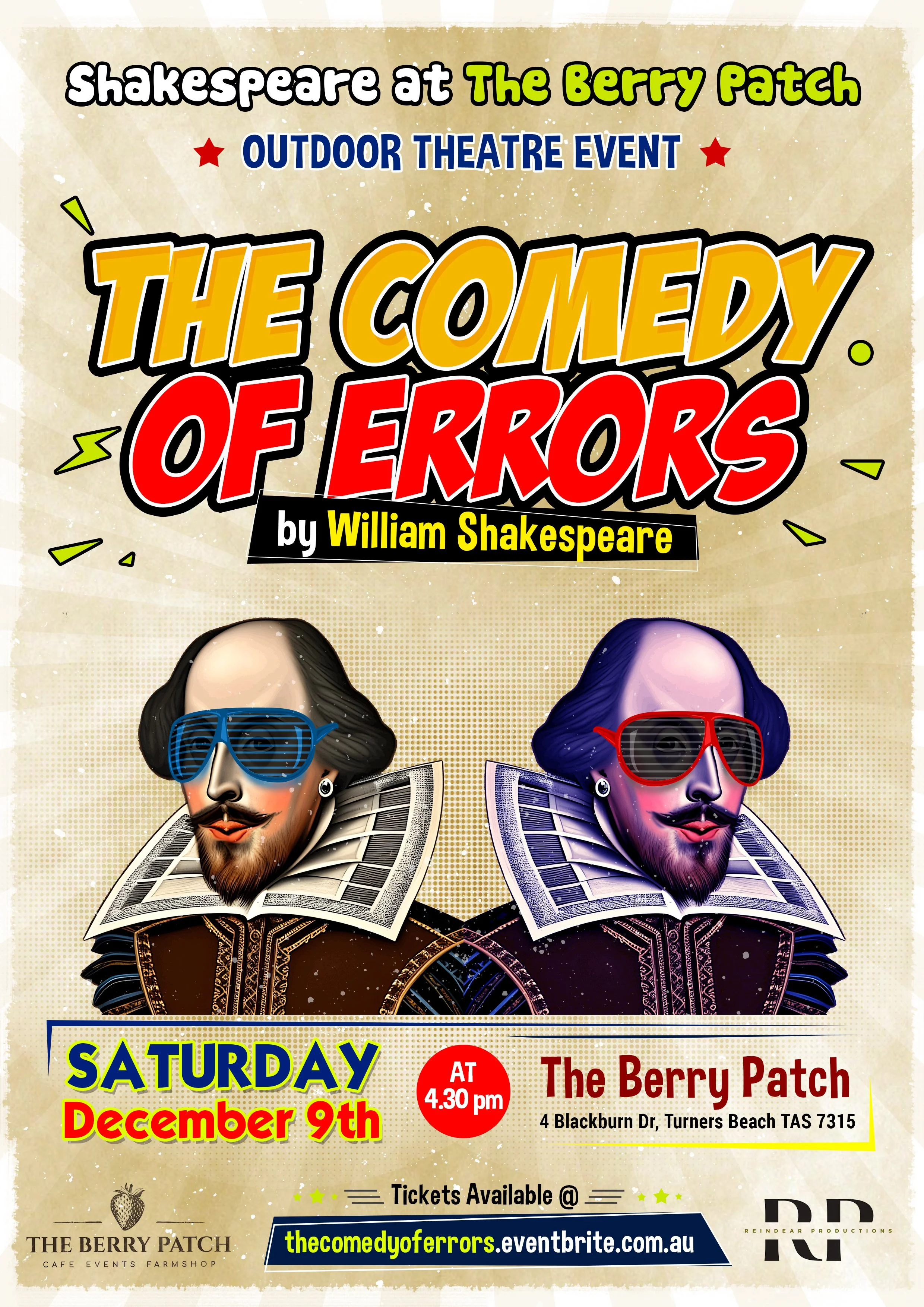 The Comedy of Errors Auditions with Adam Dear — Spirited Devonport