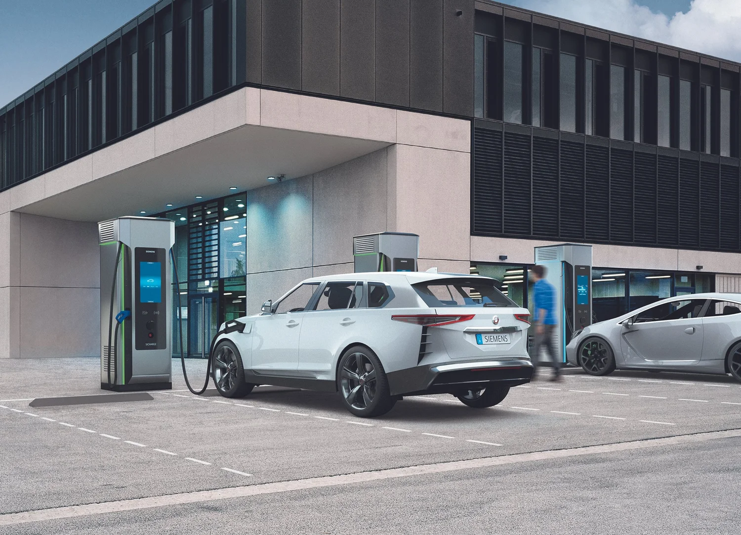 Siemens SICHARGE 300 kW ultra-rapid EV charger