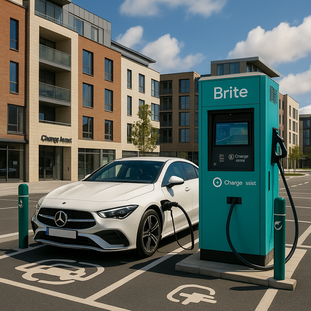 Brite EV charging station in Galway