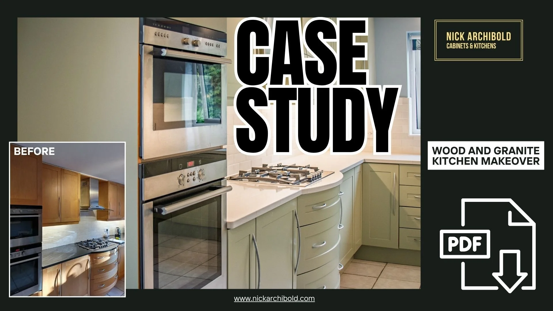 CASE STUDY - Wood and Granite Kitchen Makeover