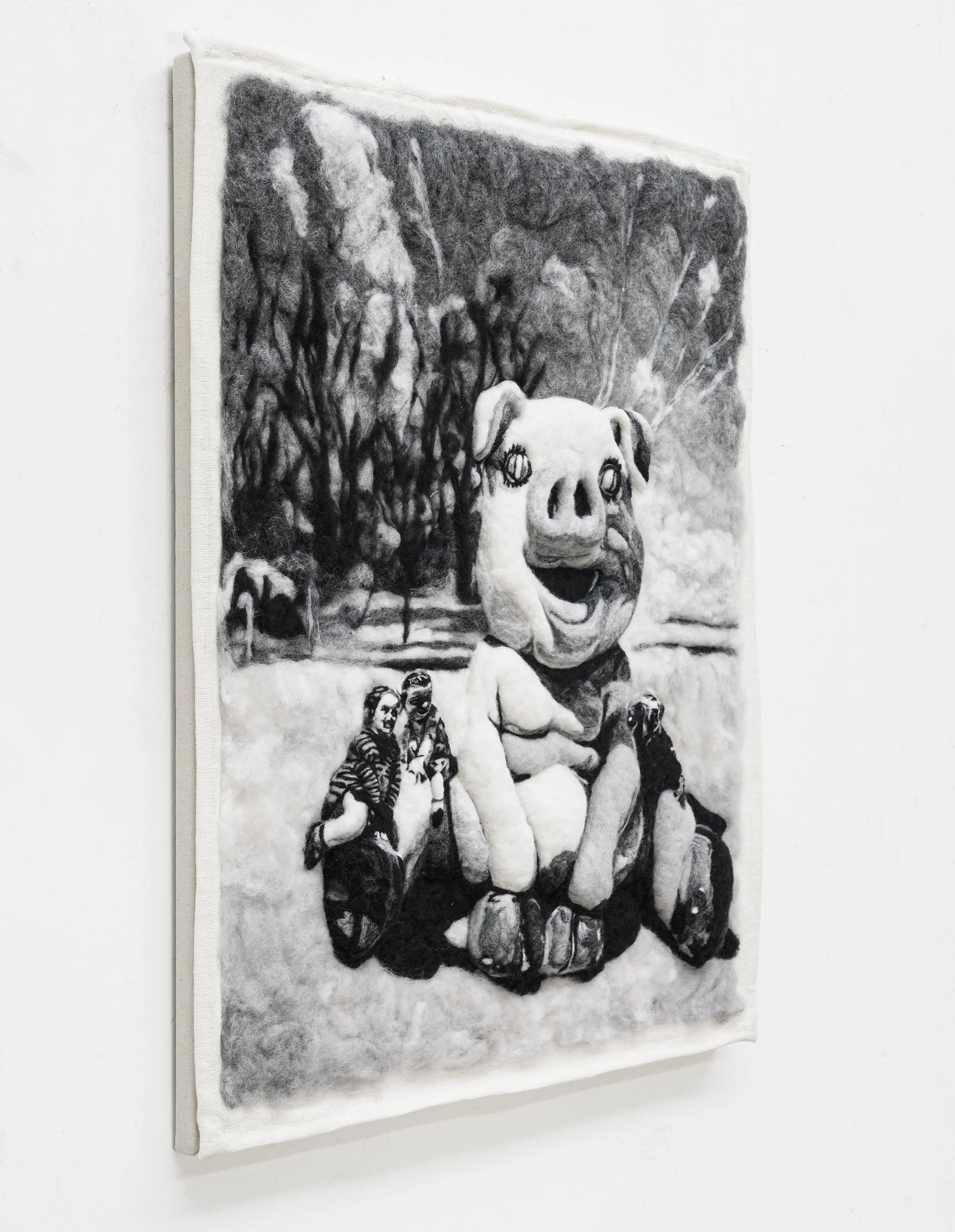 Left-hand projection of "Ants" to show padded elements