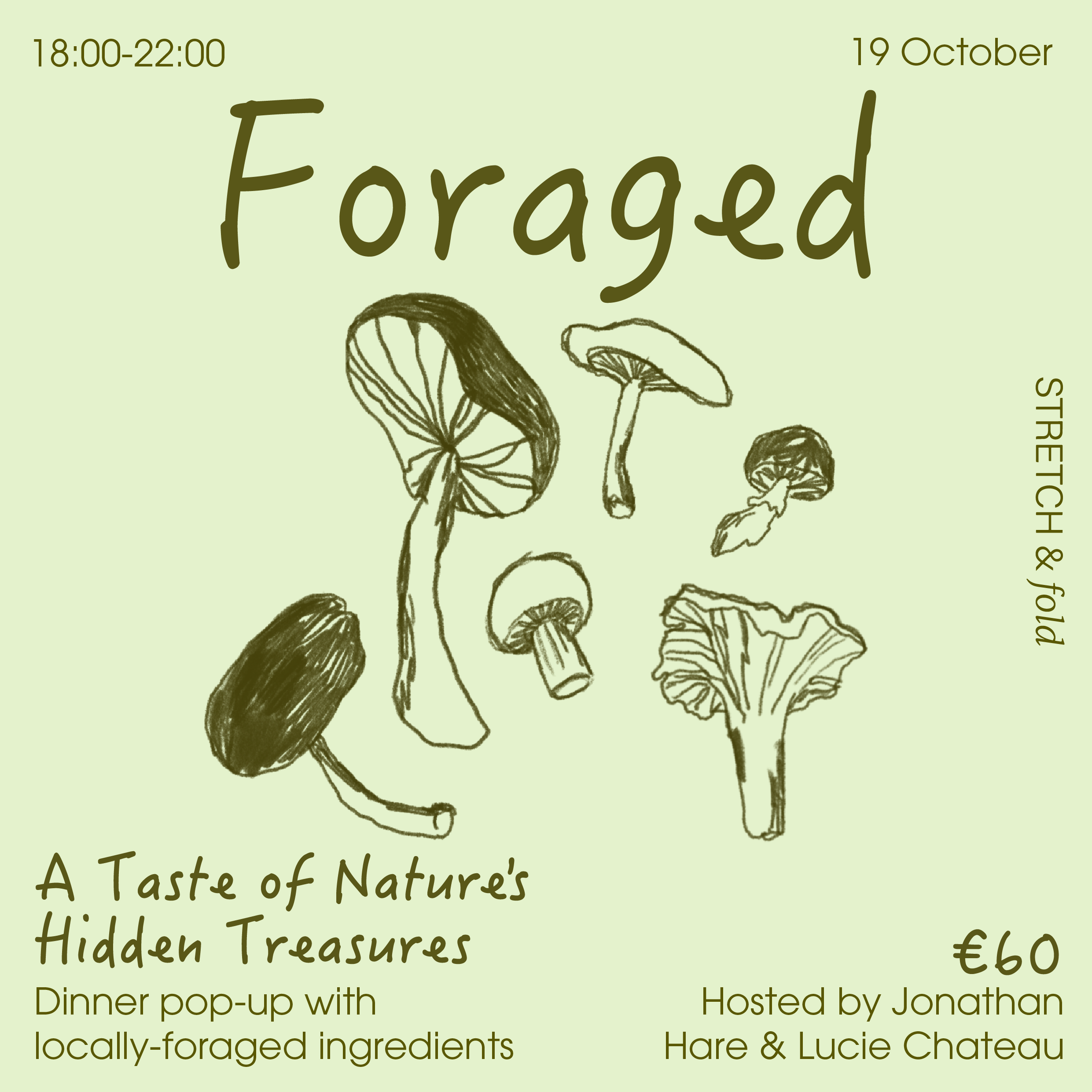 19/10 Foraged Studio Dinner (early bird)