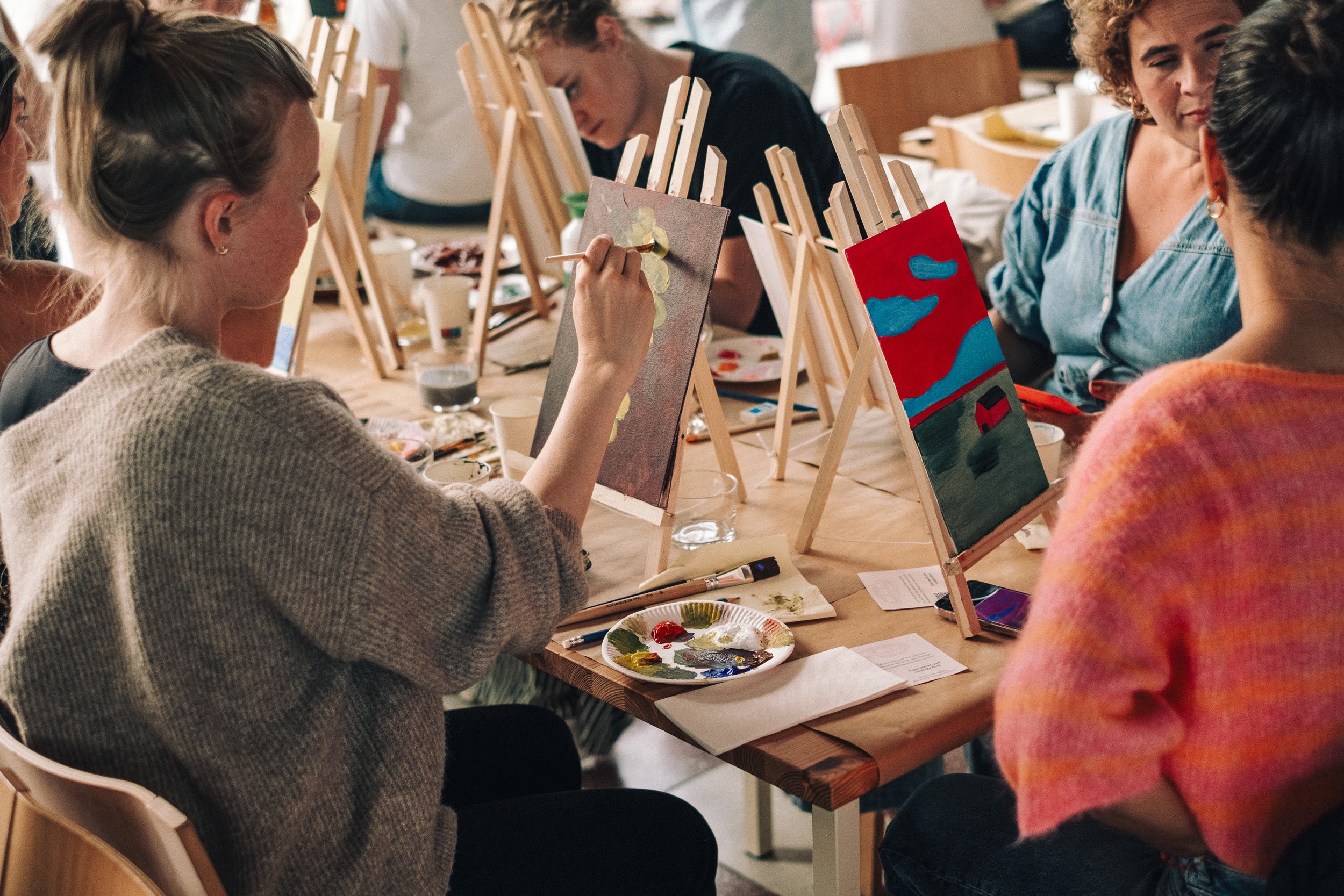 Paint and Sip: Flow &amp; Fun in Acrylics