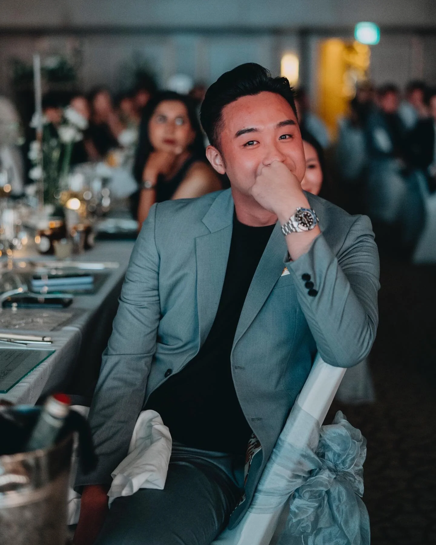 Guess how many % drunk was I at this dinner?