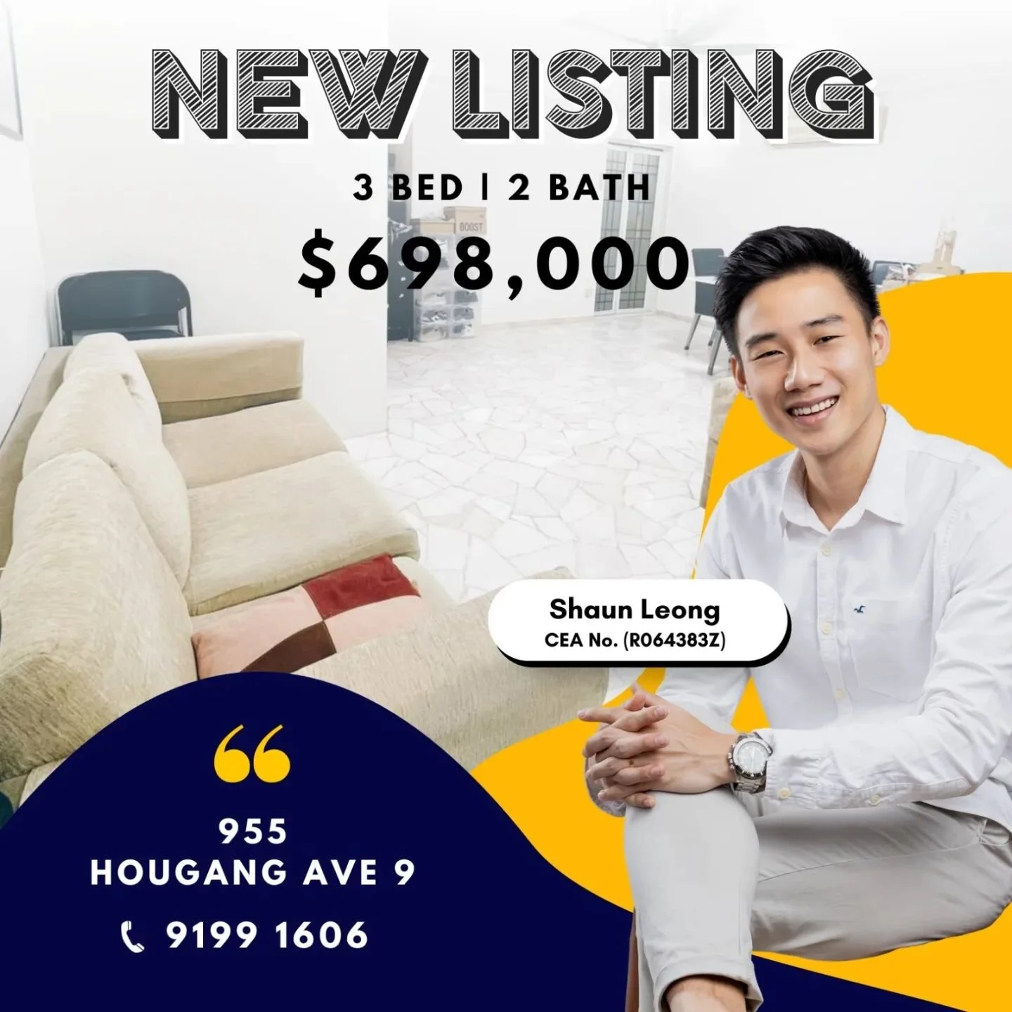 𝗦𝗽𝗮𝗰𝗶𝗼𝘂𝘀 𝗡𝗦-𝗳𝗮𝗰𝗶𝗻𝗴 𝗣𝗲𝗮𝗰𝗲𝗳𝘂𝗹 𝗮𝗻𝗱 𝗤𝘂𝗶𝗲𝘁 𝗘𝗻𝘃𝗶𝗿𝗼𝗻𝗺𝗲𝗻𝘁 𝗖𝗼𝗿𝗻𝗲𝗿 𝗨𝗻𝗶𝘁 𝗙𝗼𝗿 𝗦𝗮𝗹𝗲 | 𝟵𝟱𝟱 𝗛𝗼𝘂𝗴𝗮𝗻𝗴 𝗔𝘃𝗲 𝟵

𝘼𝙗𝙤𝙪𝙩 𝙩𝙝𝙚 𝙐𝙣𝙞𝙩: 
✔️ 1,249 sqft
✔️ Efficient, squarish layout
✔️ Unique k