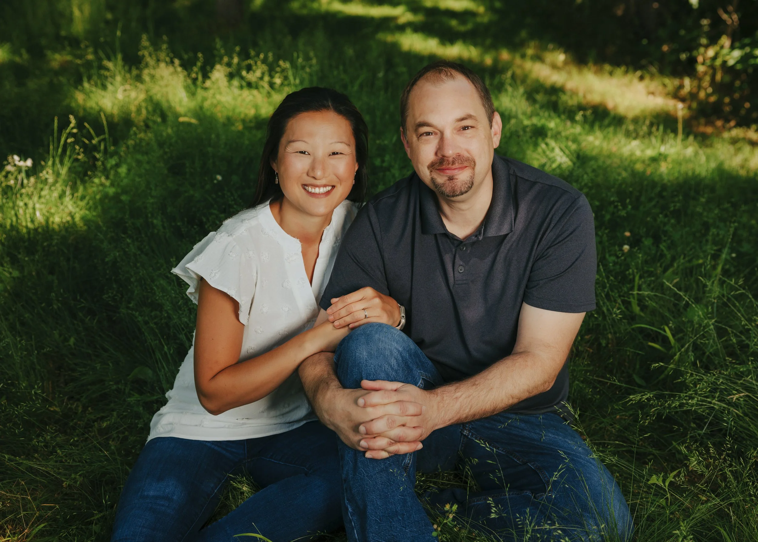 Married couple of 4 young boys photographed at Dale Engle by Amber G