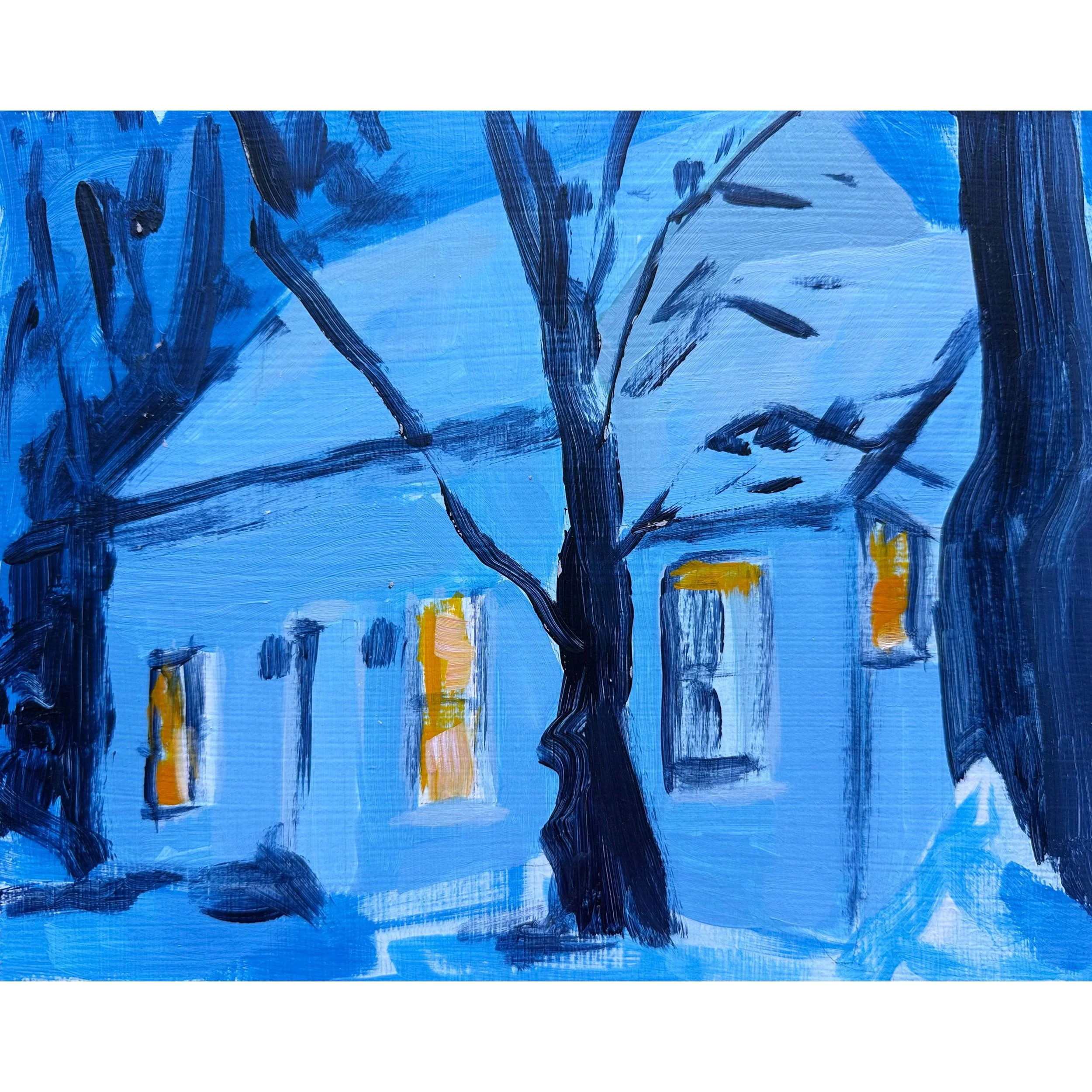 Hunkered Down, Sketch