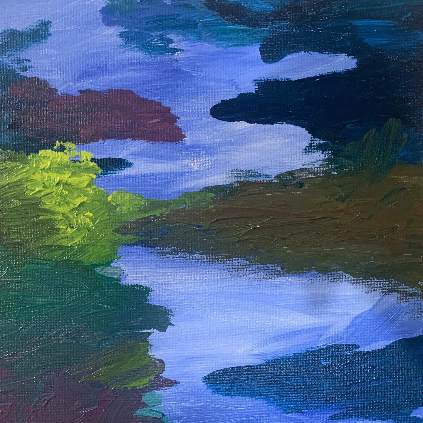 Here's another batch from New Year's Community Painting. I just love how different they all are (this is not your typical paint night!). This isn't all of them, they are still rolling in. We had about 40 painters this time and I wish I could see all