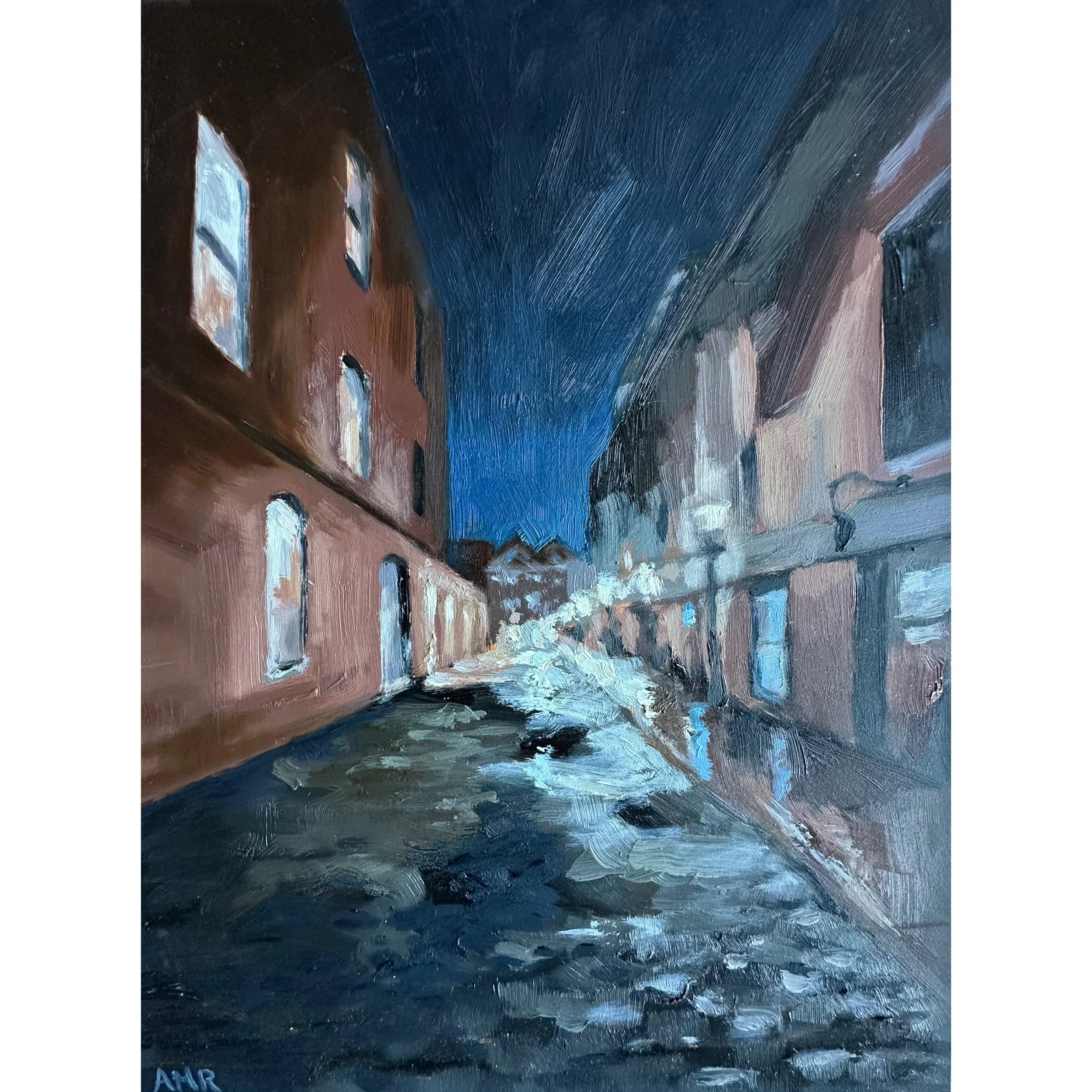 Rain on Wharf Street