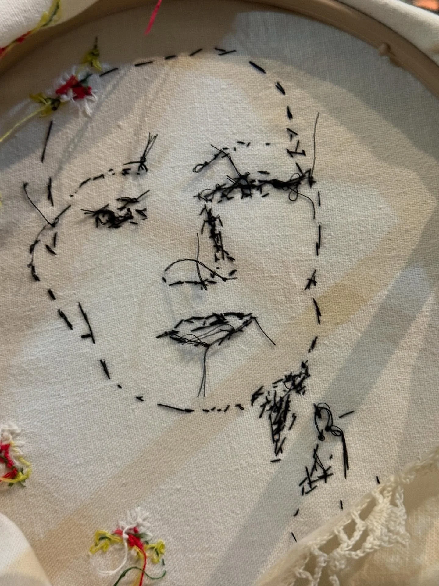 A big project underway&hellip; the stitches of feminine energy. The slow methodical stitched drawing and storytelling all coming together. 

I have gone down a rabbit hole. Vintage lingerie and how absolutely stunning each garment is. Story time&hell