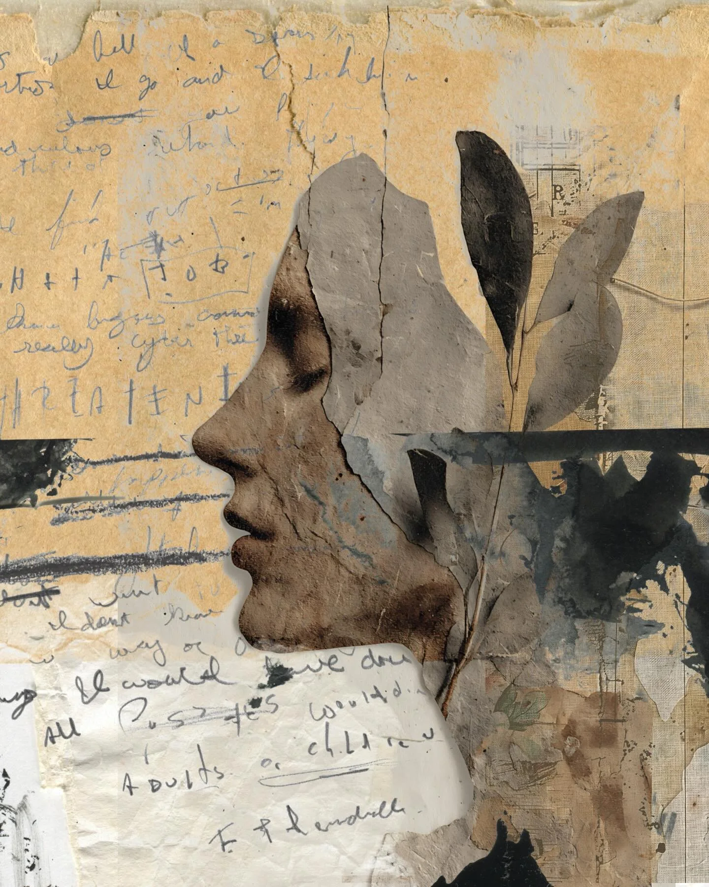 The beauty of simple things. 
The small scribbles.

Digital collage featuring @cherylfrancisart 
#digitalart #multimedia #ipadart #procreate #digitalcollage