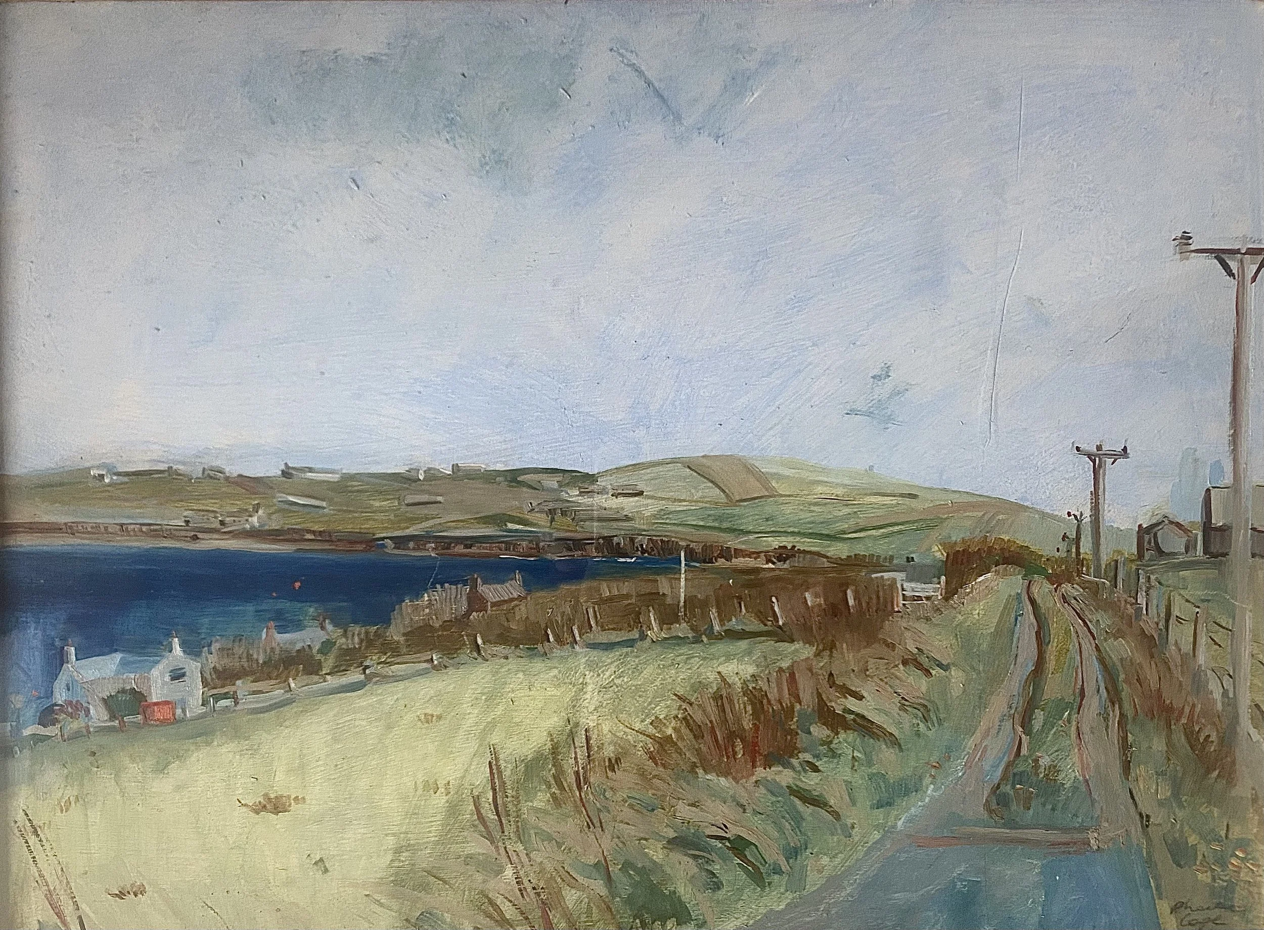 South Ronaldsay, oil on wood