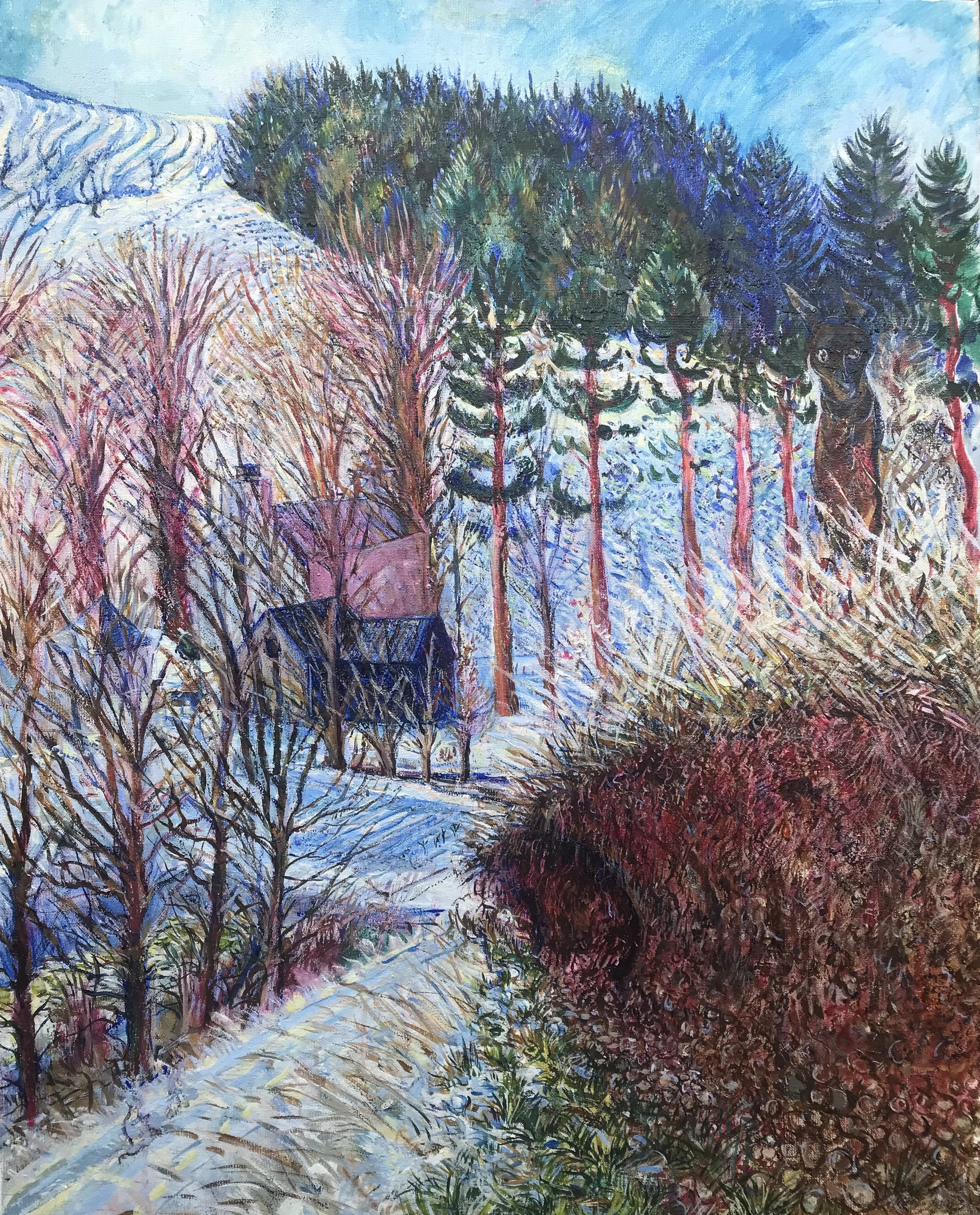 Cultivation Terracing and Runrig under Snow
Oil on linen, 75 x 60cm £2800