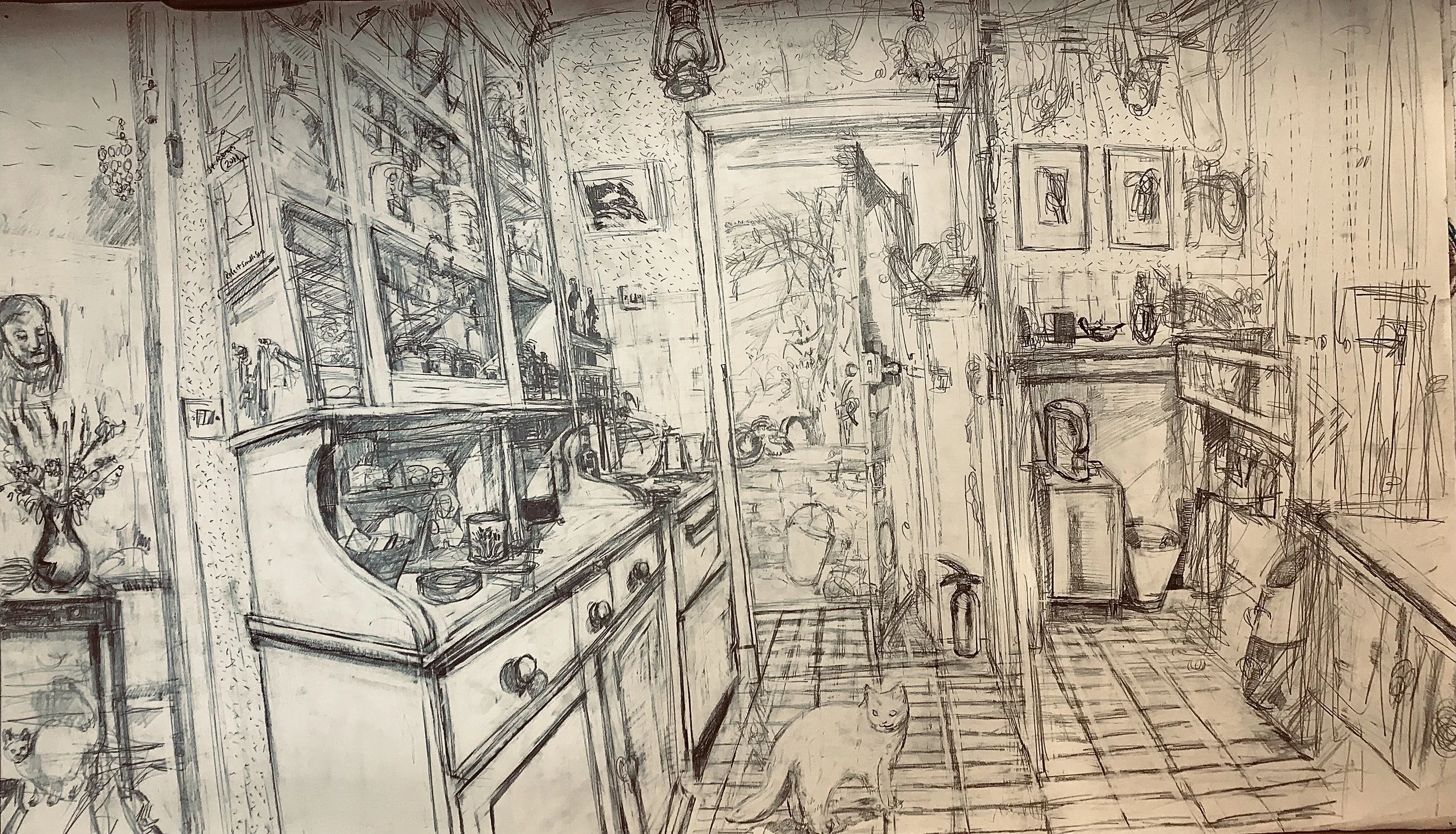 The kitchen with ‘minibar’