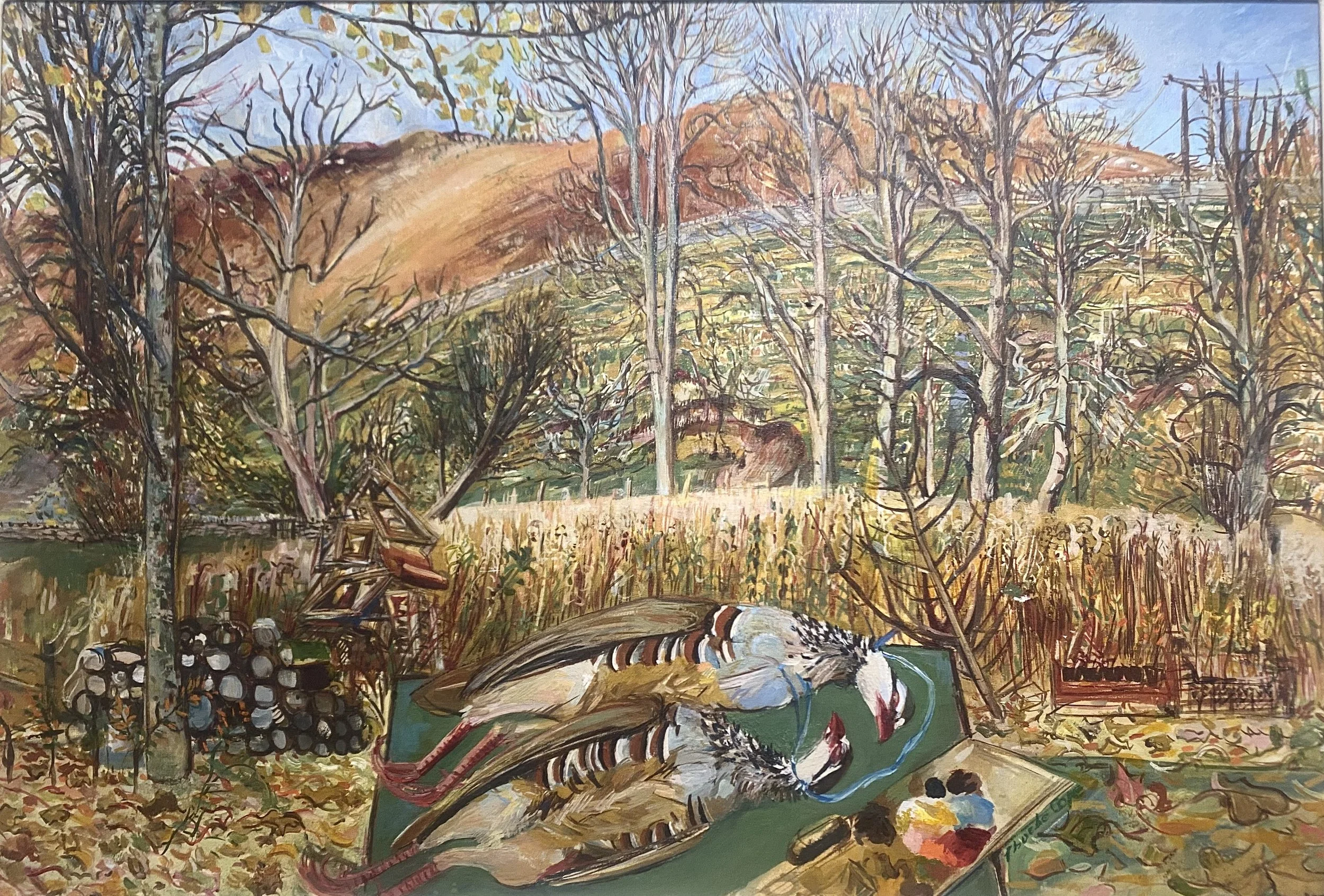 Ash & Partridge, oil on linen, 55x80cm