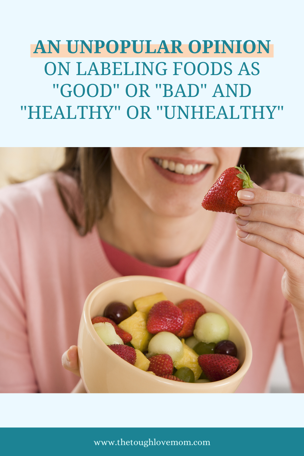 Unpopular Opinion on Labeling Foods as "GOOD" or "BAD" and "HEALTHY" or