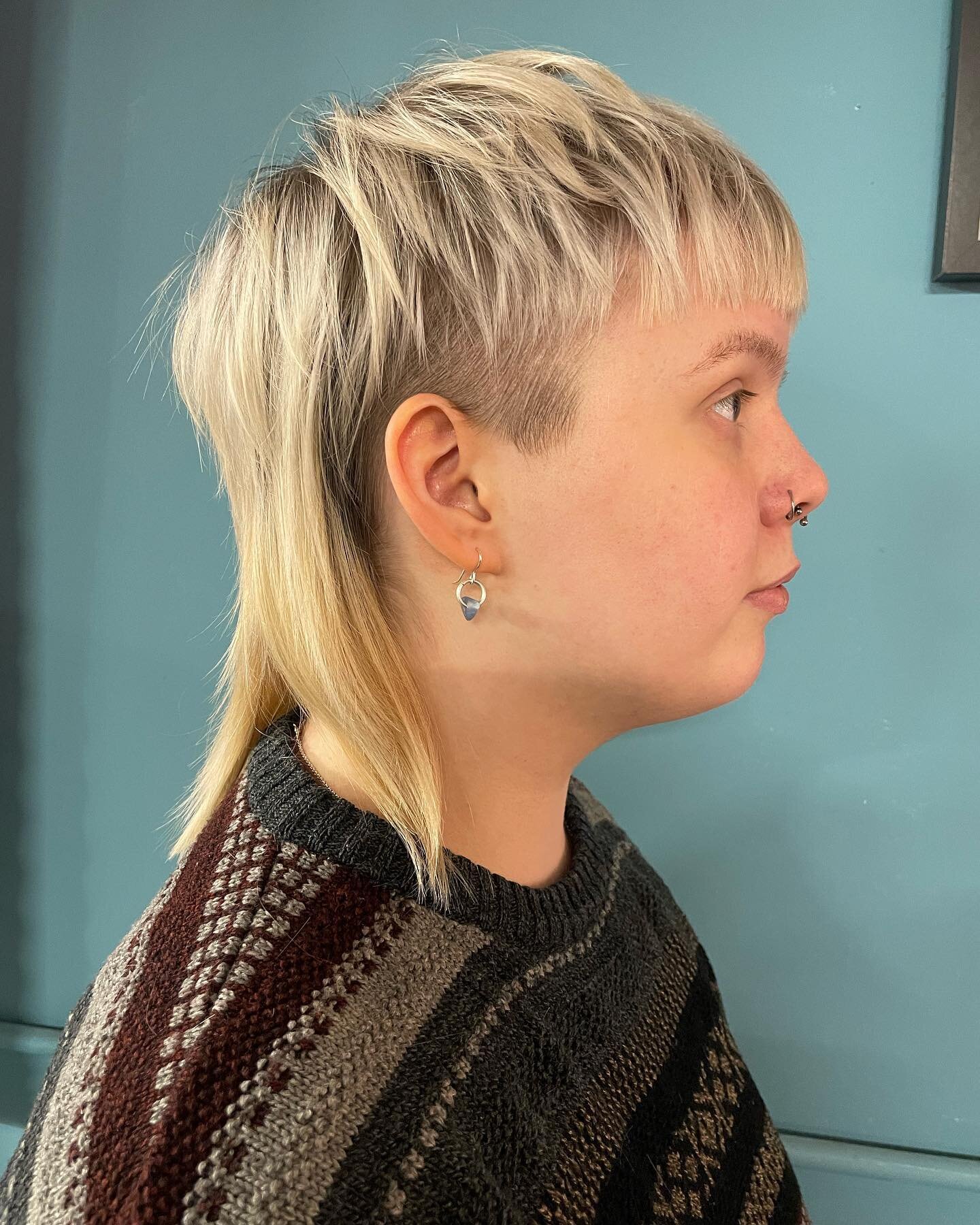 &ldquo;That I was born to run, I don't belong to anyone&rdquo; 
.
.
.
.
.
#hair #hairdressing #hairdresser #mullet #blondemullet #stylist #colourist #hairstylist #haircolourist #undercut #disconnectedhaircut #riothearts #heartbreakhairclub