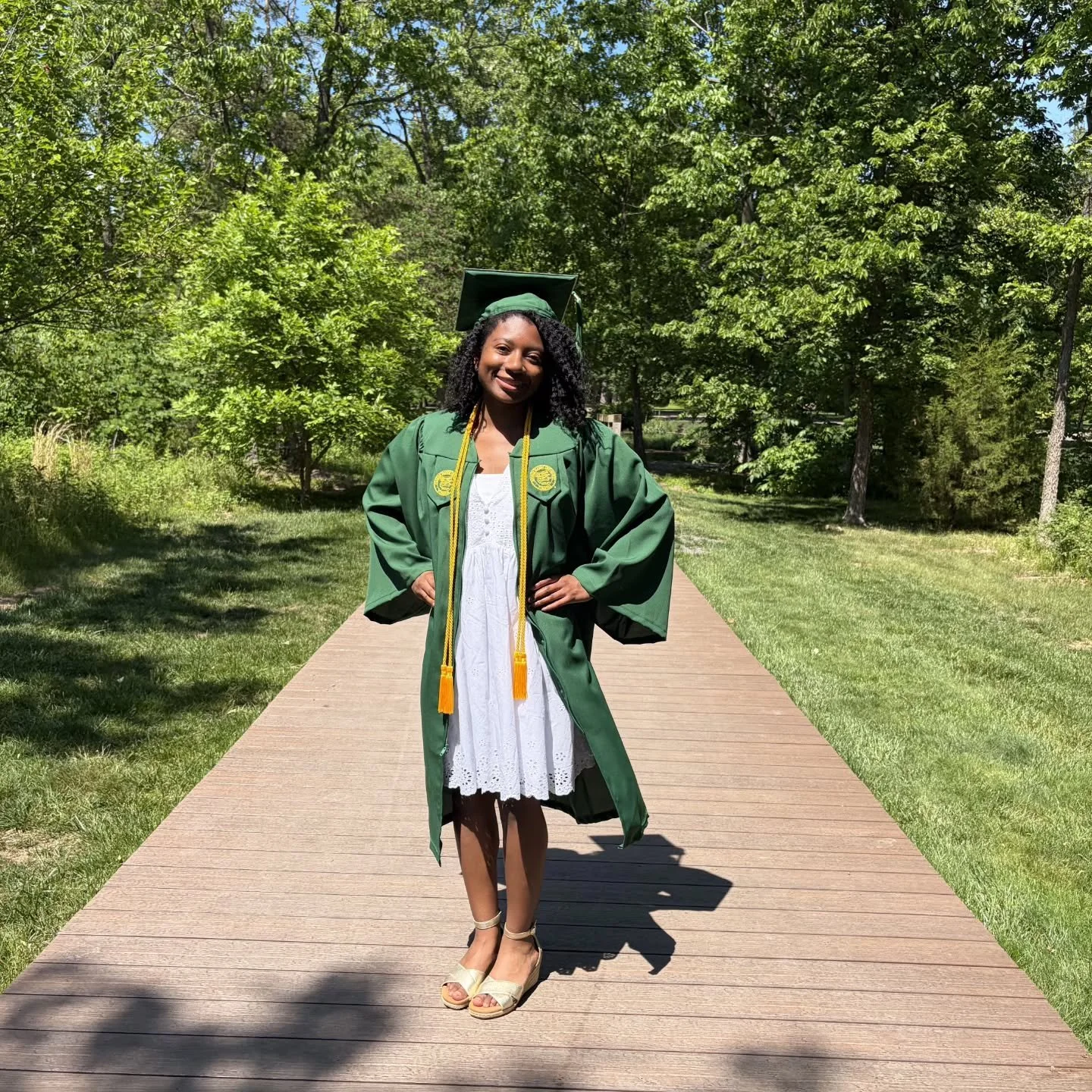 All praises to the Most High God for seeing my baby through.🙌🏿🎊

She graduated with honors this weekend and our village came out to celebrate.

Special thank you to our family and friends for the cards, gifts, prayers &amp; those who came in perso