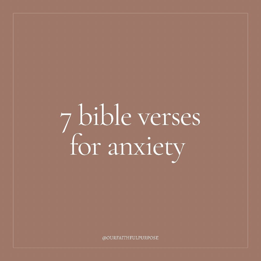 𝘼𝙣𝙭𝙞𝙚𝙩𝙮 - something none of us want to feel but somehow do.

It can feel like a losing battle. Like you&rsquo;re drowning in your pain. Like you have know idea what to do or how to get rid of this feeling.

𝗧𝗵𝗲 𝗴𝗼𝗼𝗱 𝗻𝗲𝘄𝘀 𝗶𝘀: Gᴏᴅ i