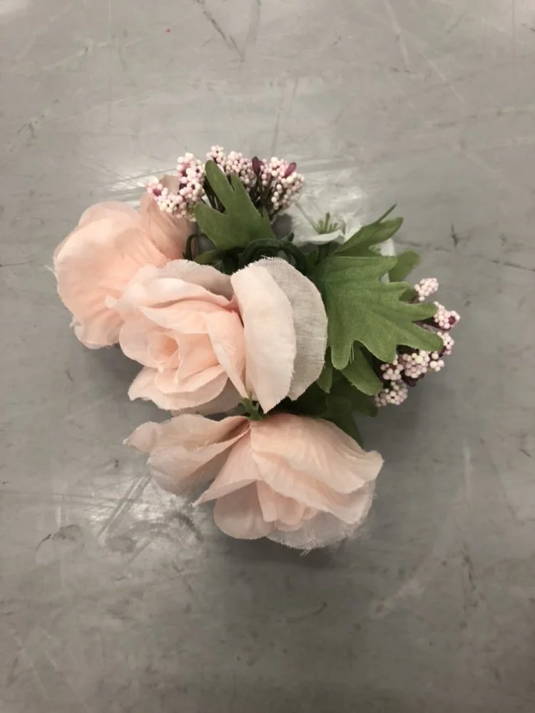 Flower cluster headpiece - 6 total